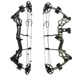 Compound Bows Kit30-65Lbs Adjustable Adult Aluminum Right Hand Bow with All Accessories for Outdoor Bow Hunting Archery,camouflage color