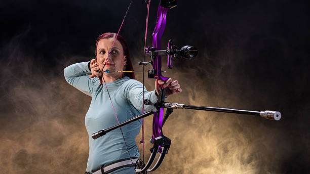 showing compound bow