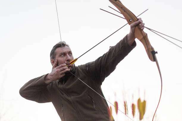 showing compound bow