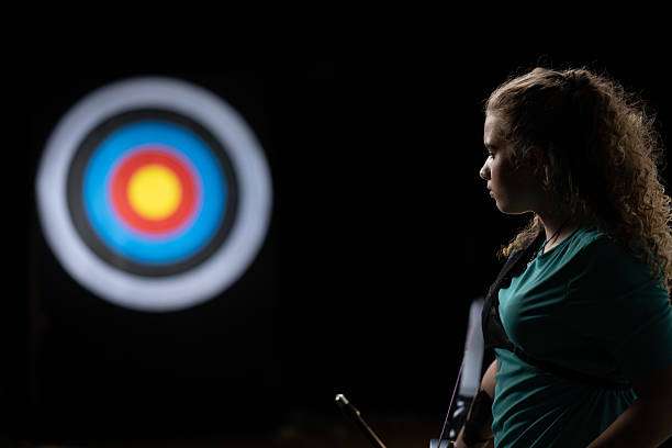 showing compound bow