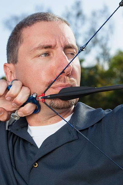 showing compound bow