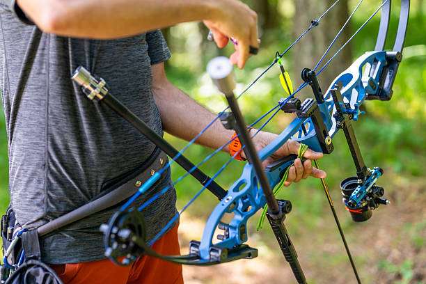 showing compound bow
