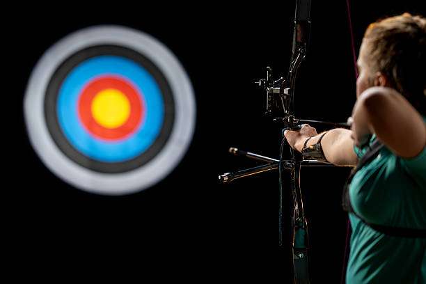 showing compound bow