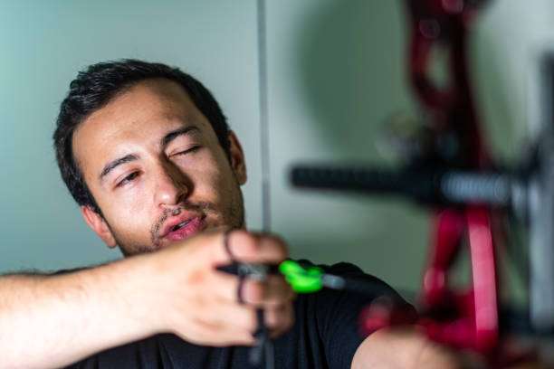 showing compound bow